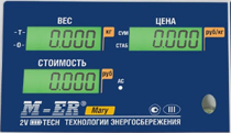 Пленочная панель передняя 223 АС LCD в Южно-Сахалинске
