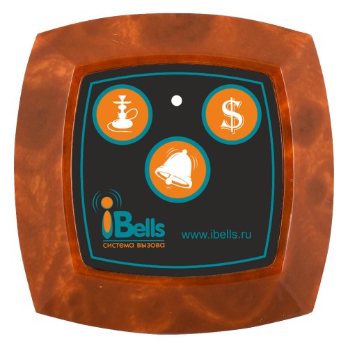 Кнопка вызова iBells 304K для кальянщика и официанта в Южно-Сахалинске