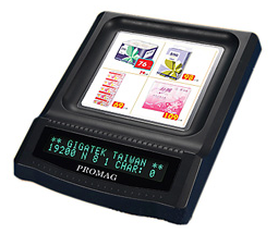 Настольный вакуум-флуоресцентный (VFD) Дисплей покупателя с монетницей DSP802U в Южно-Сахалинске