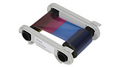 Полноцветная лента YMCKK на 500 оттисков с двумя панелями черного для двусторонней печати в Южно-Сахалинске